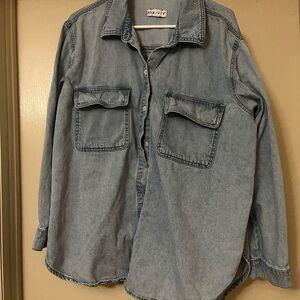 Ava & Viv Light Blue Button Down Shirt